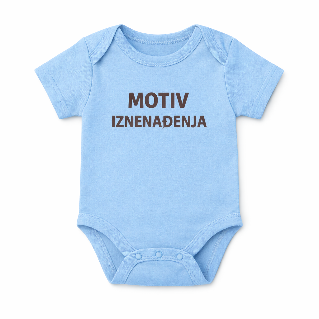 Short Sleeve Bodysuit - SURPRISE MOTIF - FOR BOYS