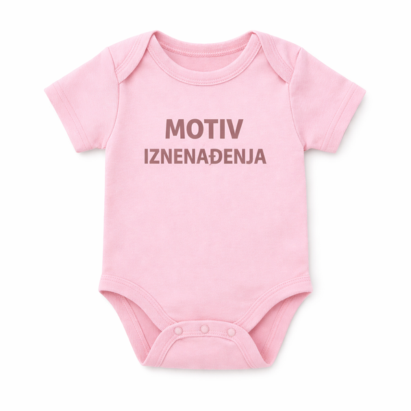 Short Sleeve Bodysuit - SURPRISE MOTIF - FOR GIRLS