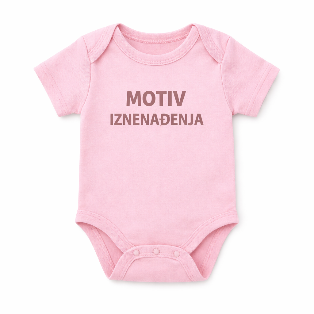 Short Sleeve Bodysuit - SURPRISE MOTIF - FOR GIRLS