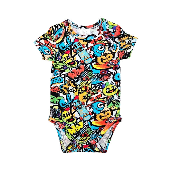 Short Sleeve Bodysuit - Cool, Wow