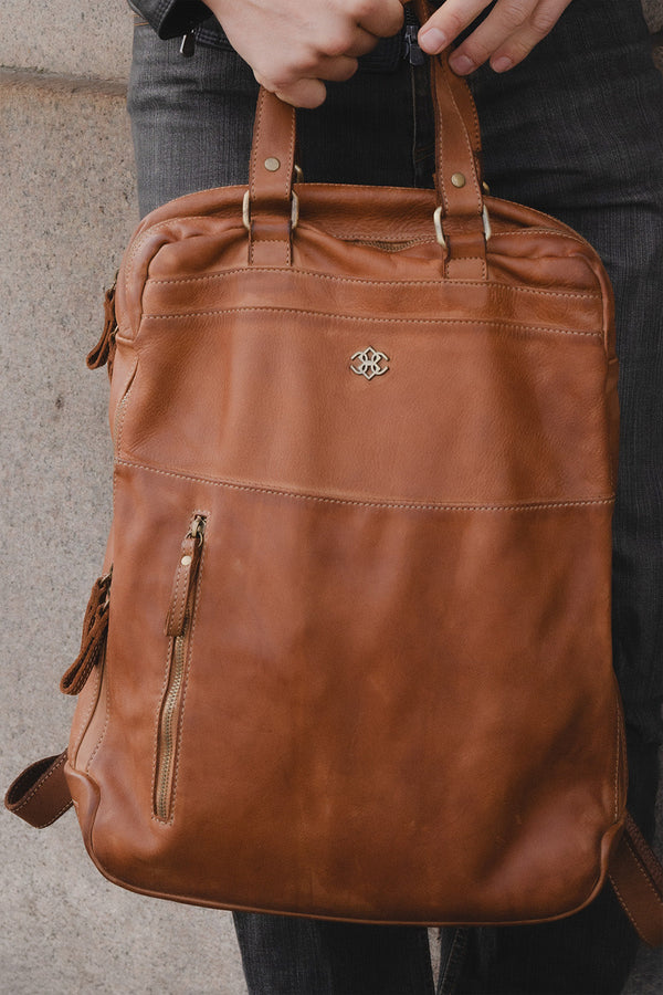 Zaino Bolgheri 100% vera pelle Made in Italy - Barone Firenze