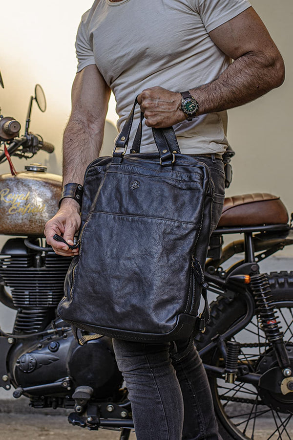 Zaino Bolgheri 100% vera pelle Made in Italy - Barone Firenze