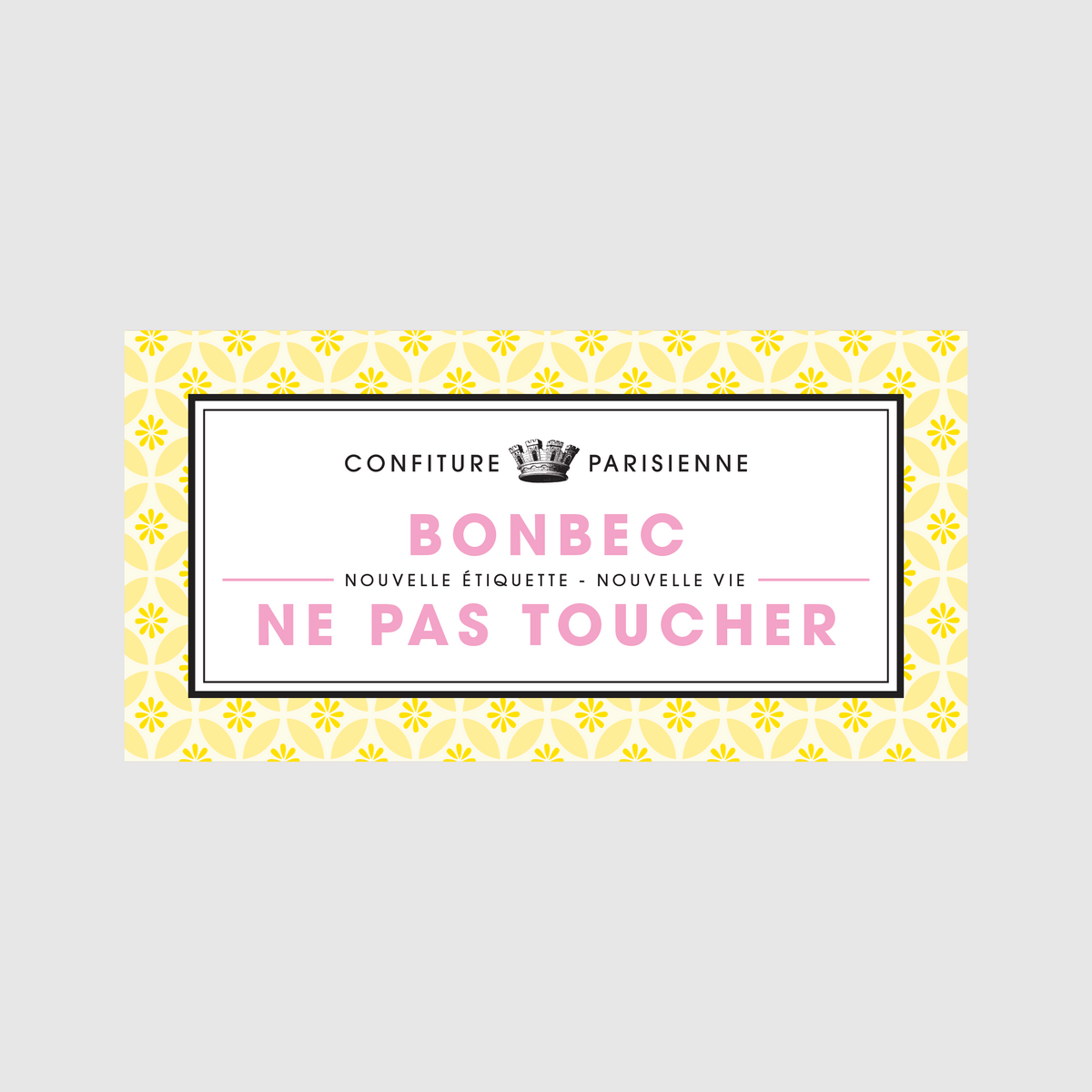Confiture Parisienne - Etiquette Bonbec Ne Pas Toucher