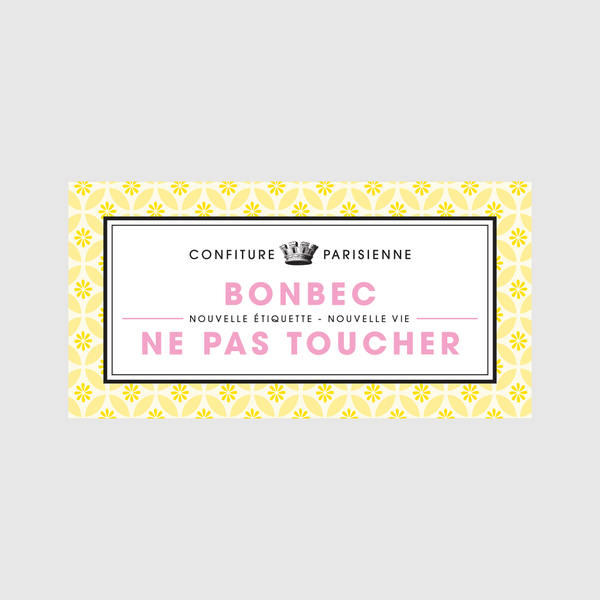 Confiture Parisienne - Etiquette Bonbec Ne Pas Toucher