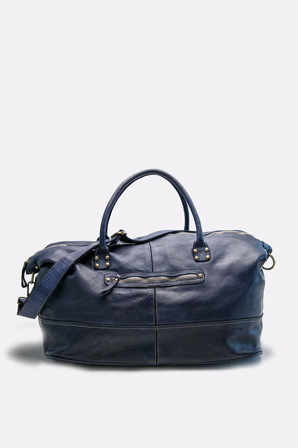 Borsone Vintage 100% vera pelle made in Italy - Barone Firenze