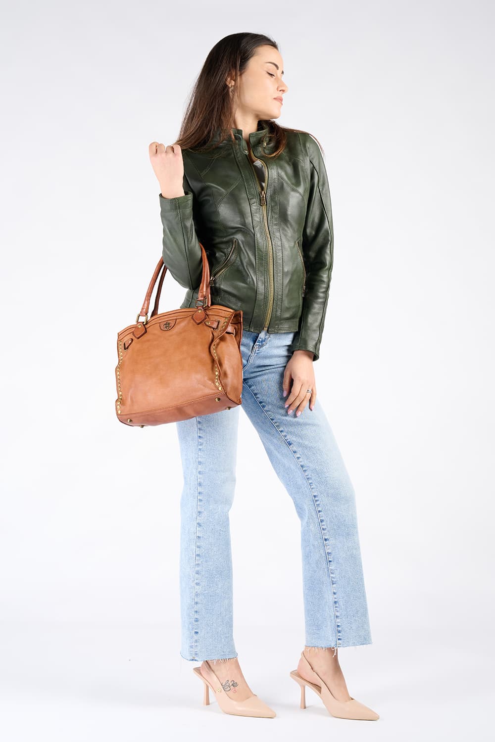 Botticelli Piccola borsa donna 100% vera pelle Made in Italy - Barone Firenze