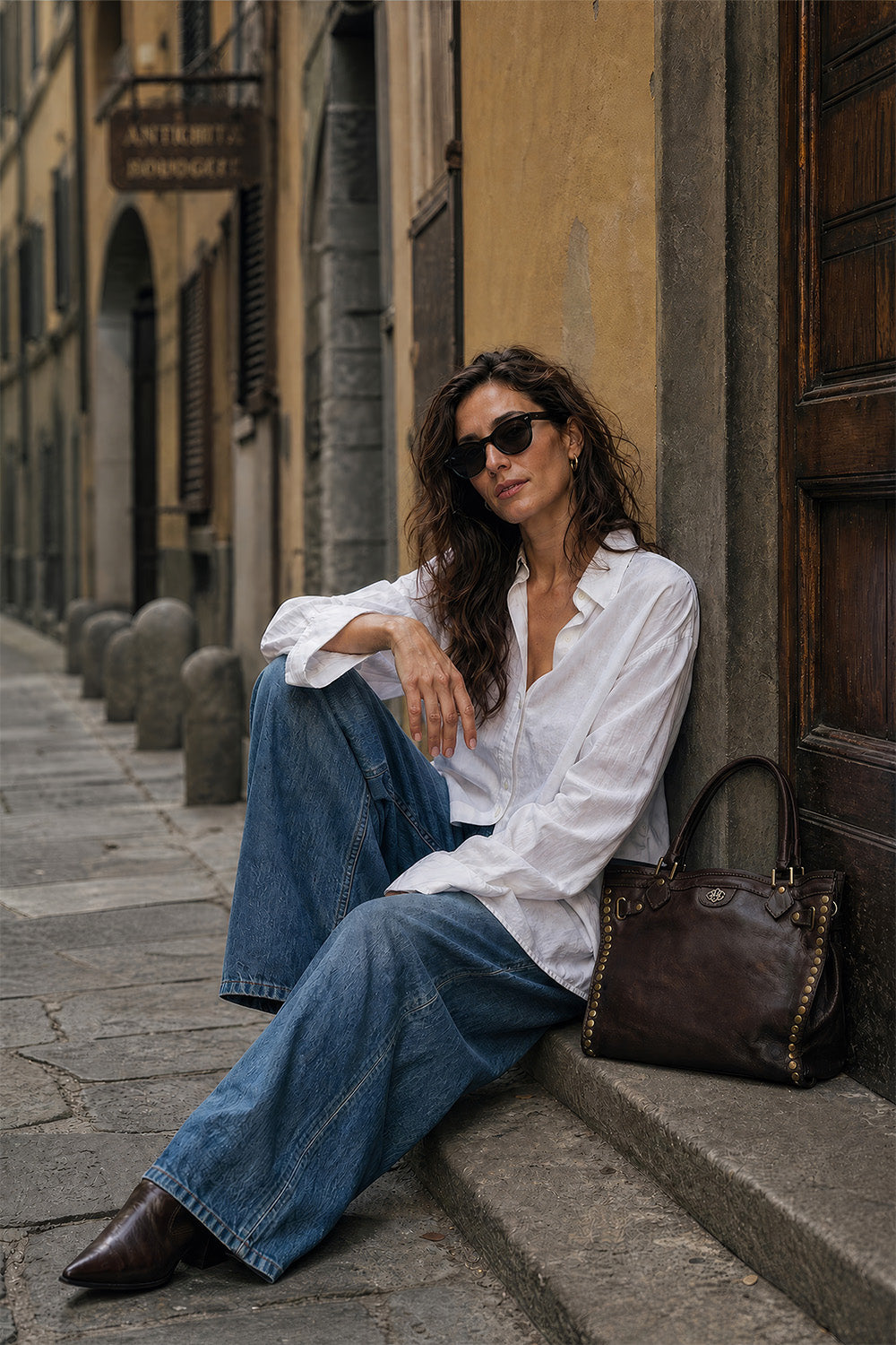 Botticelli Piccola borsa donna 100% vera pelle Made in Italy - Barone Firenze
