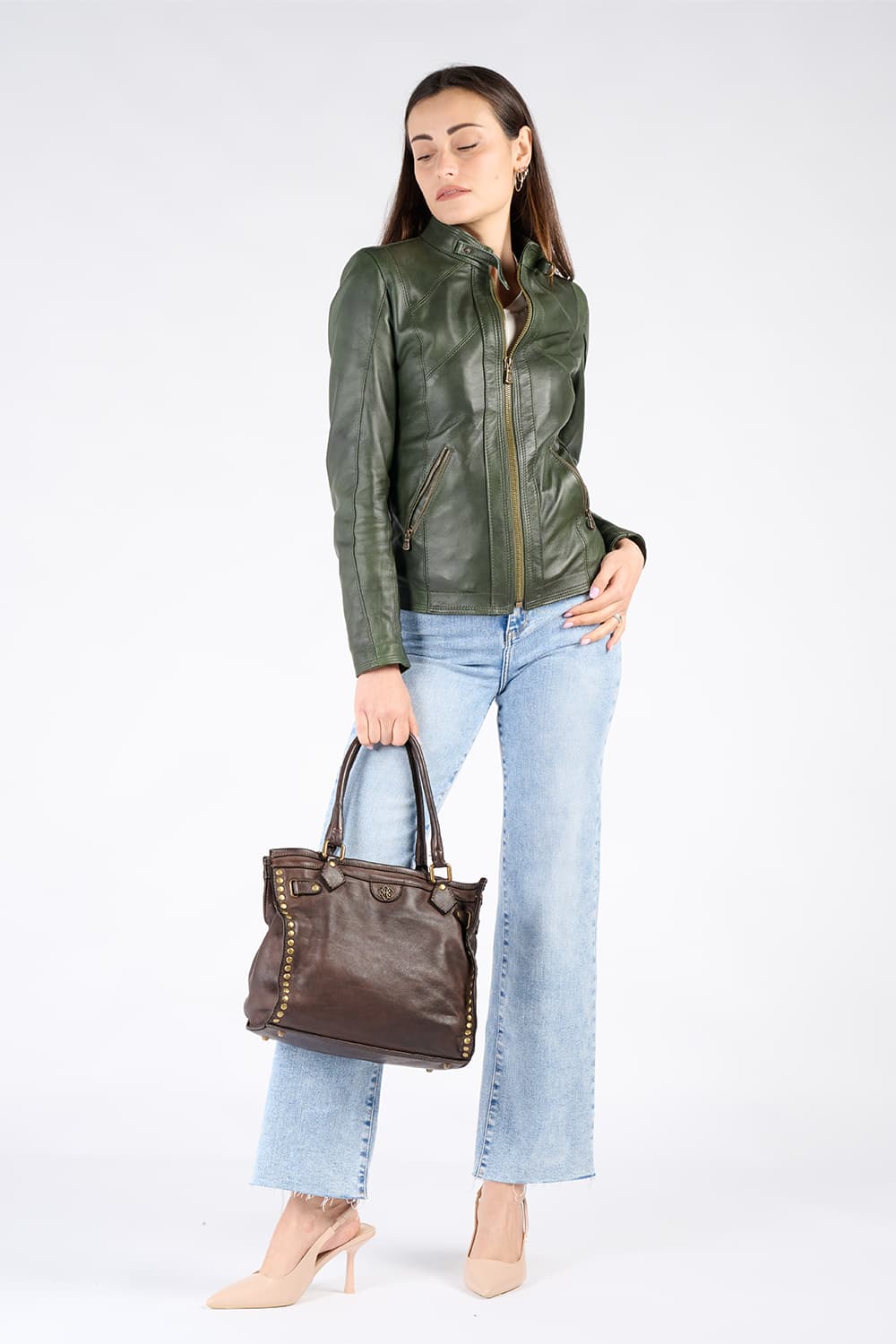 Botticelli Piccola borsa donna 100% vera pelle Made in Italy - Barone Firenze