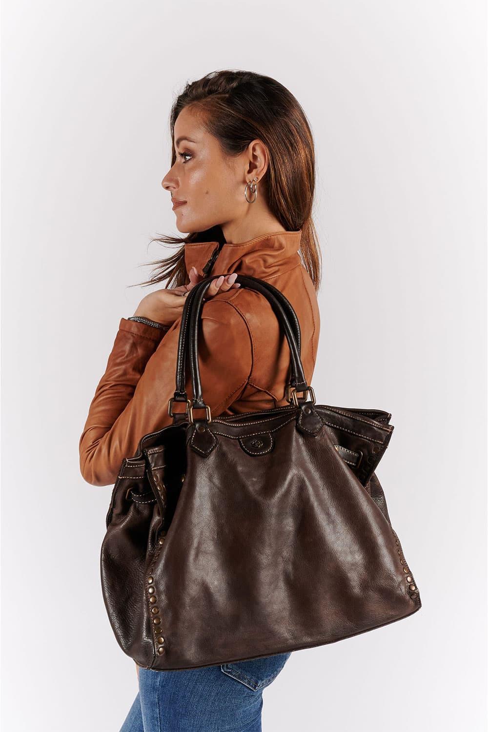 Botticelli borsa donna 100% vera pelle Made in Italy - Barone Firenze