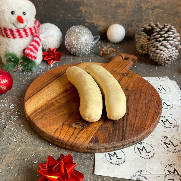 Boudin blanc au foie gras