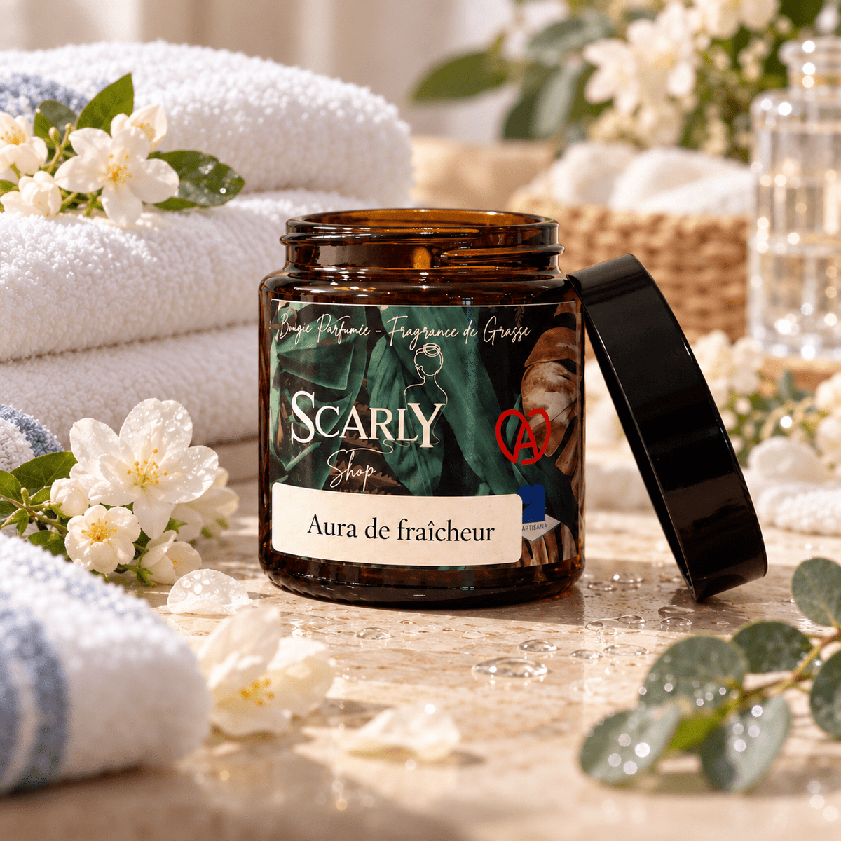 Bougie Aura de fraicheur - Scarly Shop