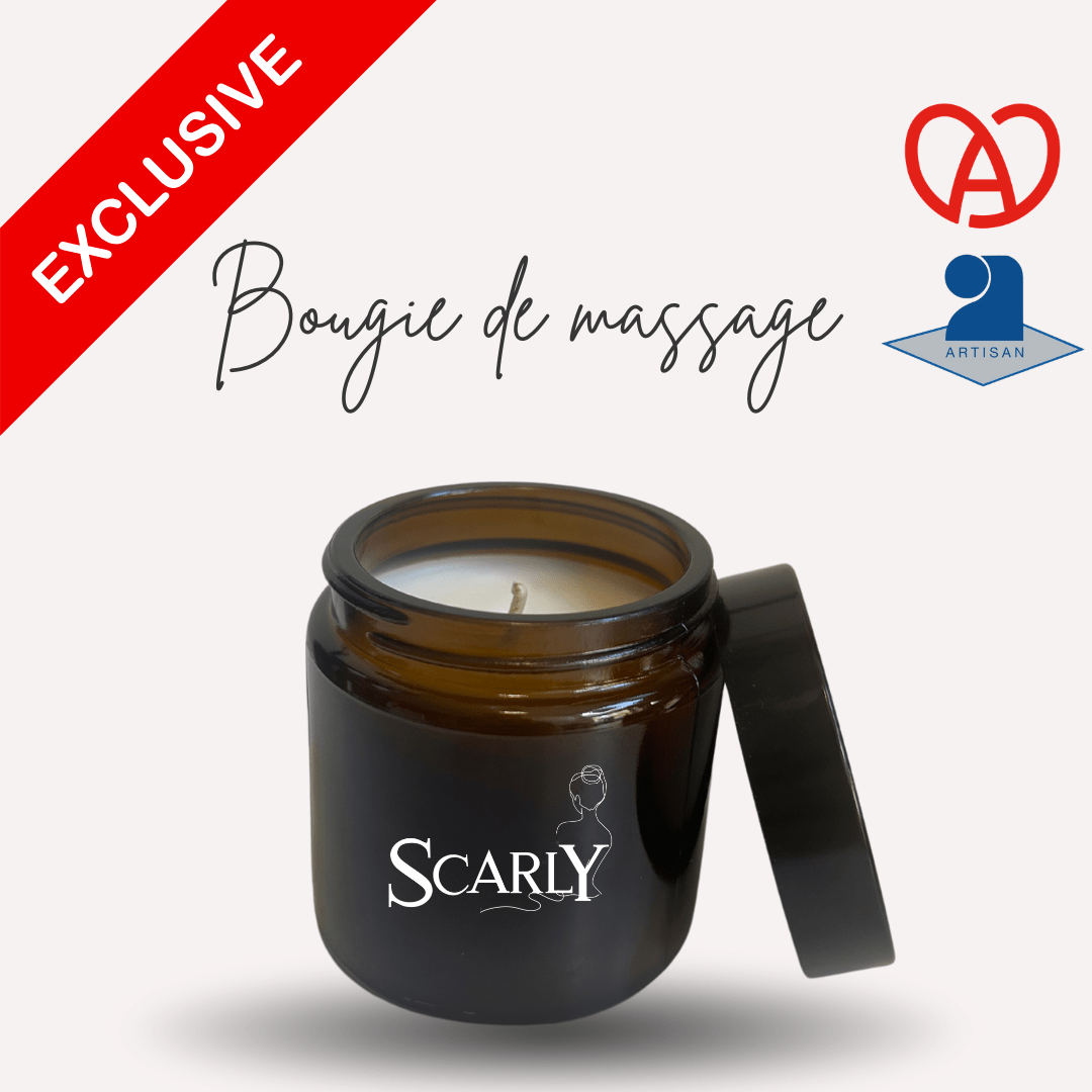 Bougie Massage Karité Coco - Édition Limitée | Scarly Shop Artisan Mulhouse - Scarly Shop