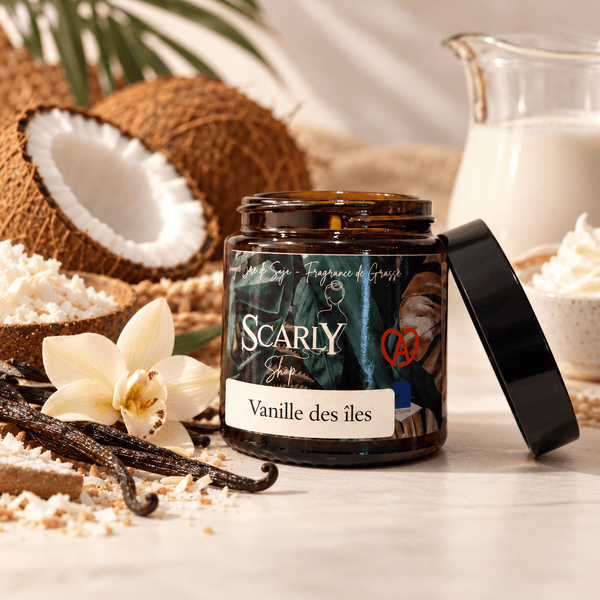 Bougie Vanille des iles - Scarly Shop