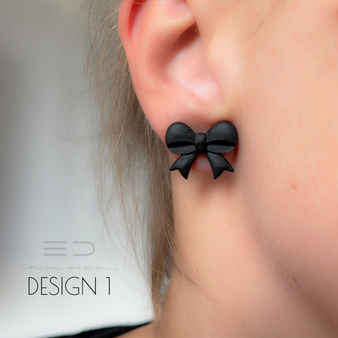bow studs | marble