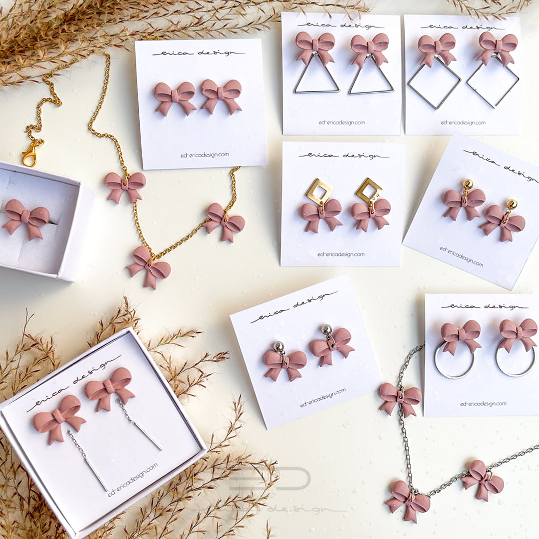 bow | antique pink