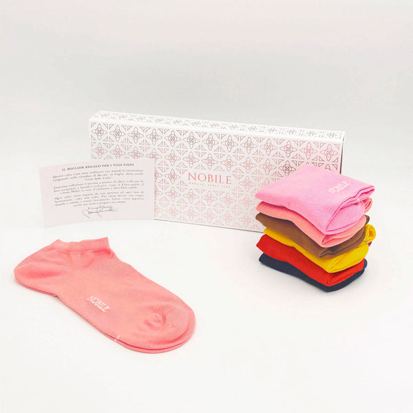 Šareni dani - Kutija od 6 parova čarapa do gležnja