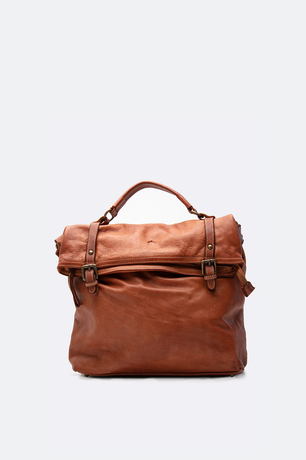 Zaino Brn-050 100% vera pelle Made in Italy - Barone Firenze