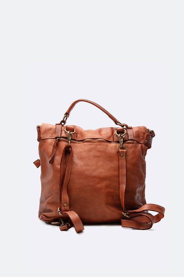 Zaino Brn-050 100% vera pelle Made in Italy - Barone Firenze