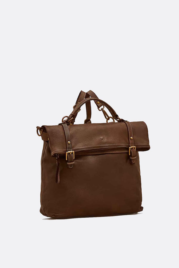 Zaino Brn-050 100% vera pelle Made in Italy - Barone Firenze