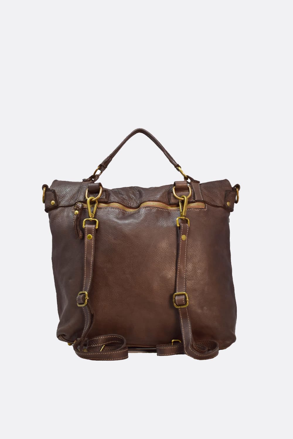 Zaino Brn-050 100% vera pelle Made in Italy - Barone Firenze