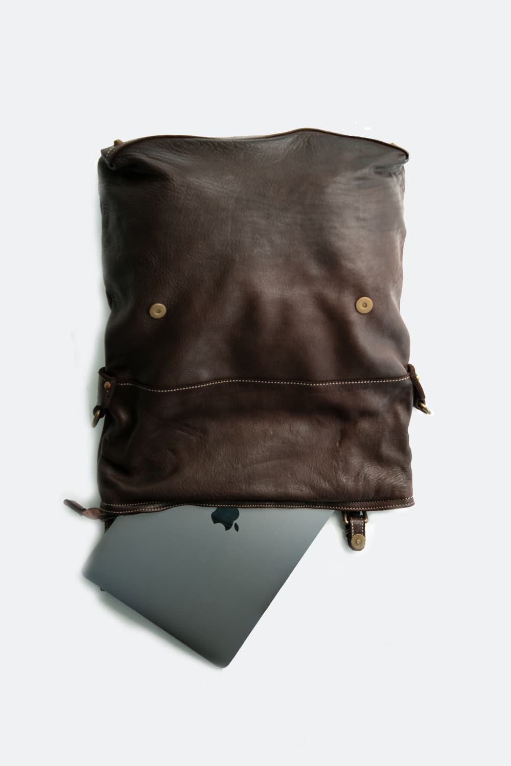 Zaino Brn-050 100% vera pelle Made in Italy - Barone Firenze