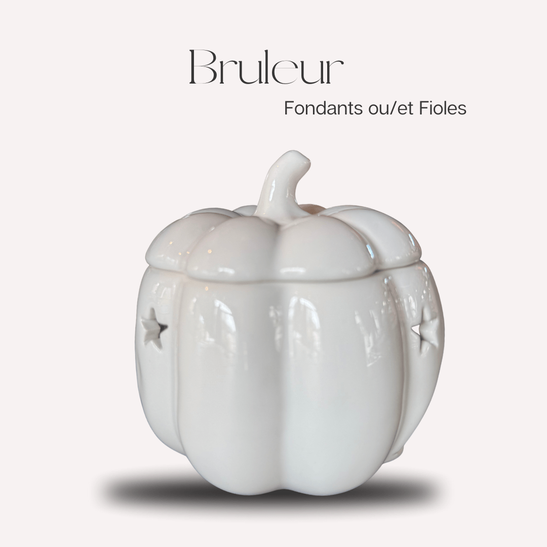 Bruleur Citrouille blanche - Scarly Shop