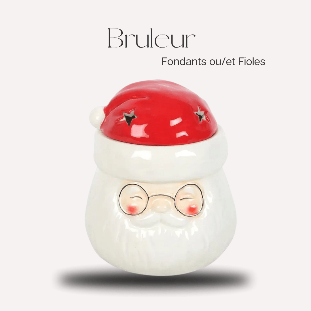 Bruleur Tête du père Noël - Scarly Shop