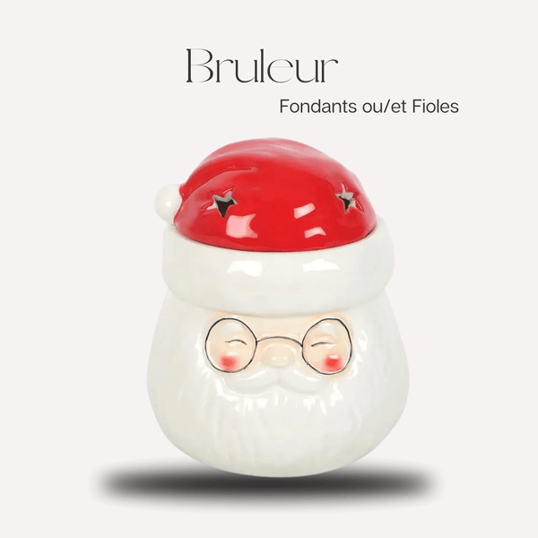Bruleur Tête du père Noël - Scarly Shop