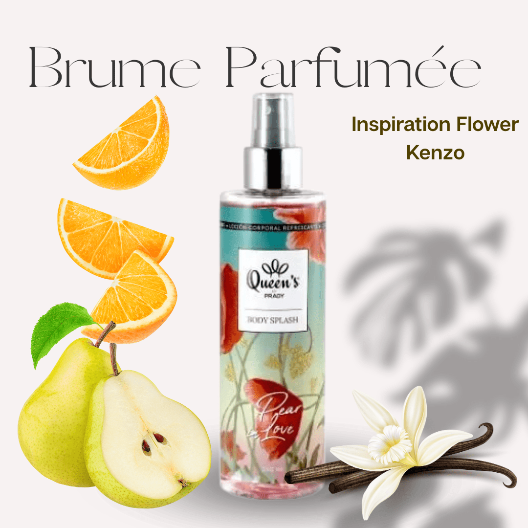 Brume parfumée corps Pear in Love (Inspiration Flower Kenzo) - Scarly Shop
