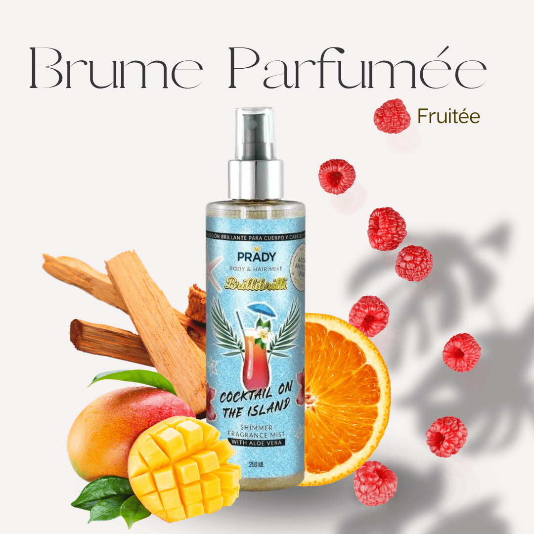 Brume parfumée scintillante Cocktail On The Island - Scarly Shop