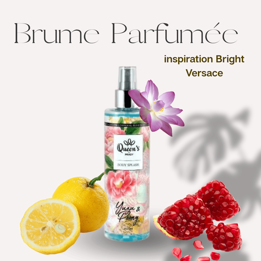Brume parfumée Yuzu et Peony - inspiration Bright Versace - Scarly Shop