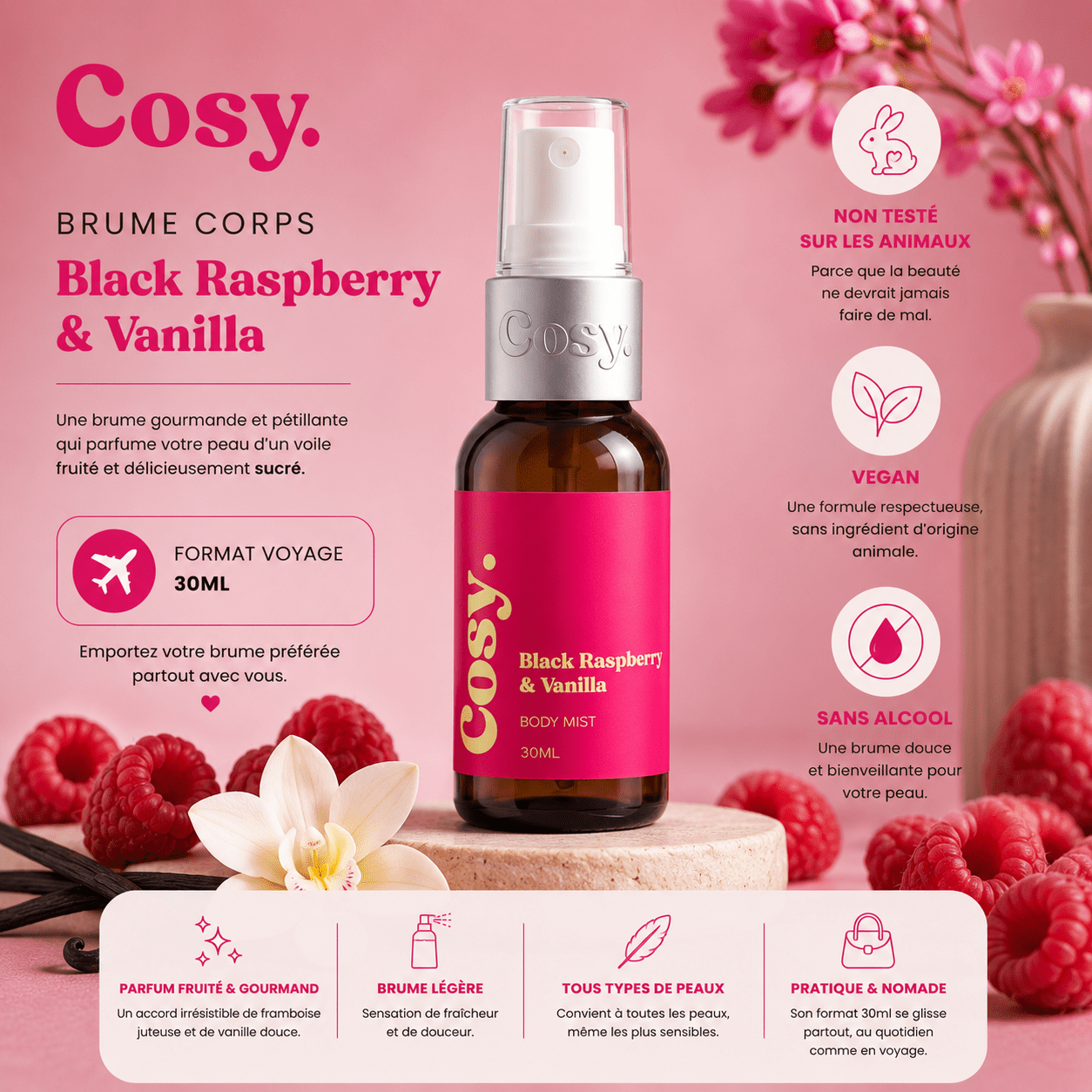 Brume Voyage - black ransberry - Scarly Shop
