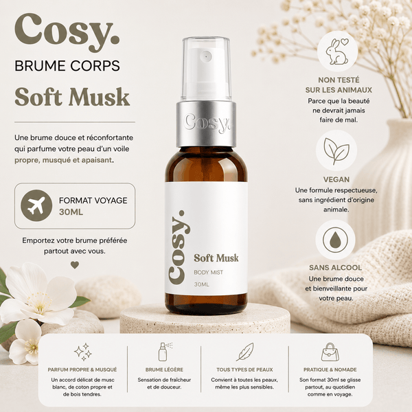 Brume Voyage - Soft musk - Musc blanc - Scarly Shop