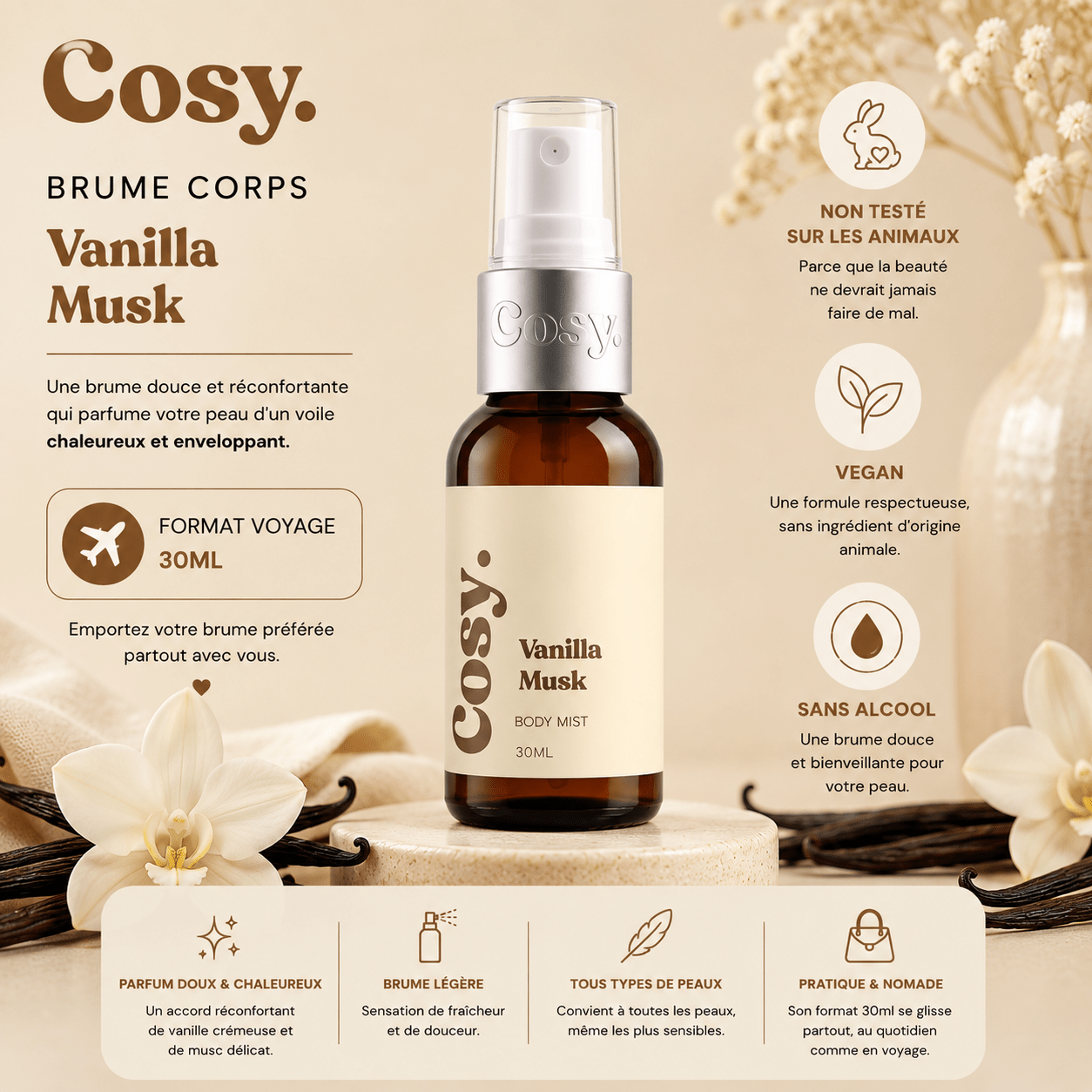Brume Voyage - Vanille musk - Scarly Shop