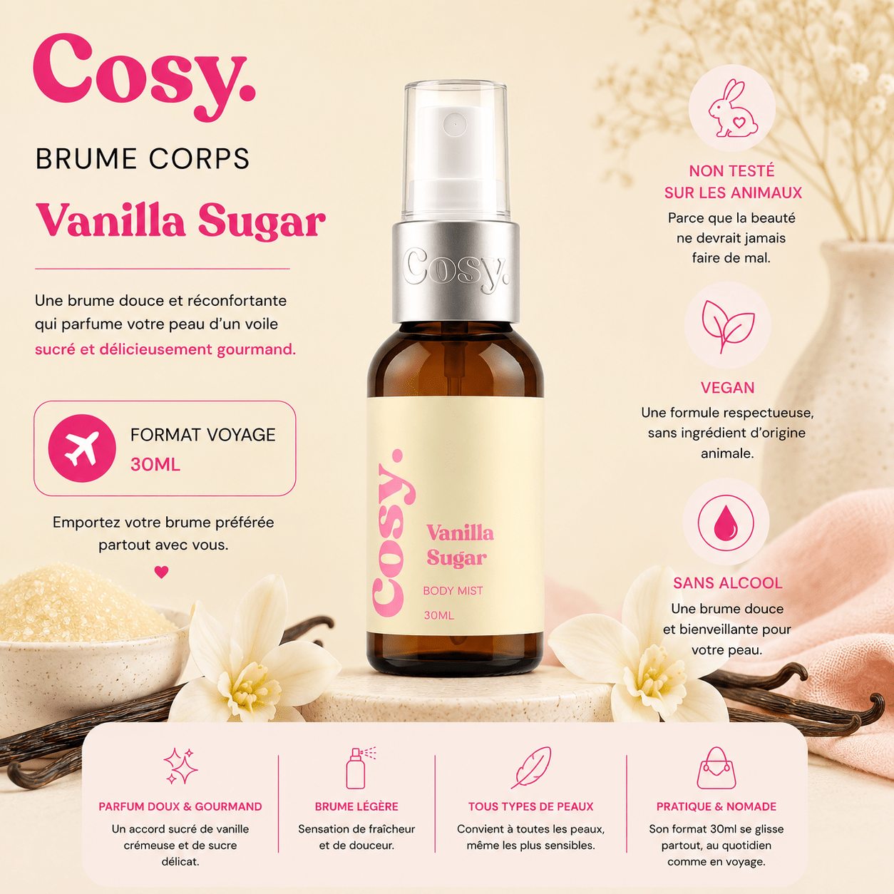 Brume Voyage - Vanille Sugar - Scarly Shop