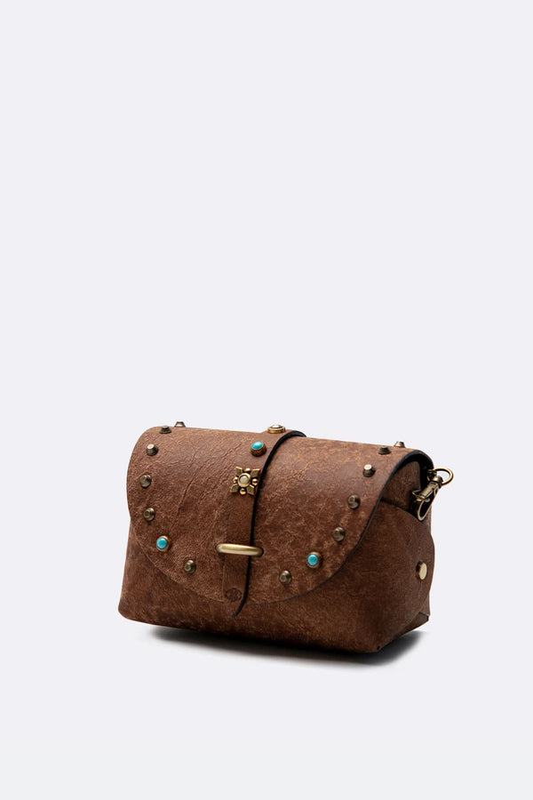 Bubble Bag Rock borsa donna 100% vera pelle Made in Italy - Barone Firenze