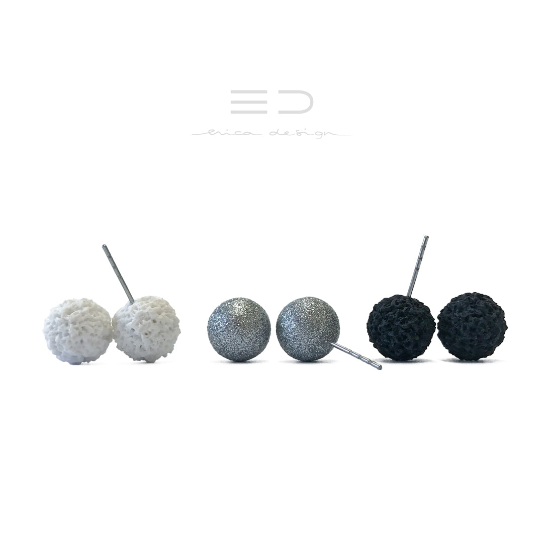 bulb set | white - black - silver