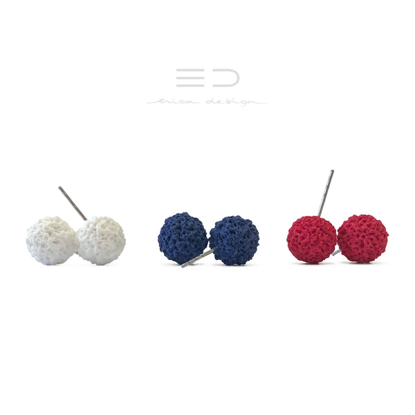 Bulb set | red - navy blue - white