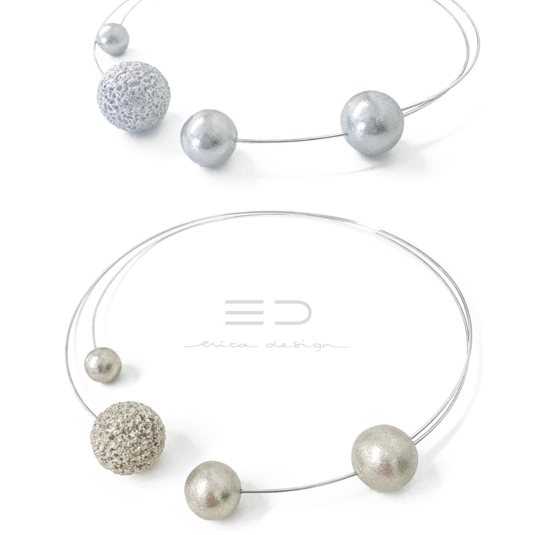 bulb . double | open necklace