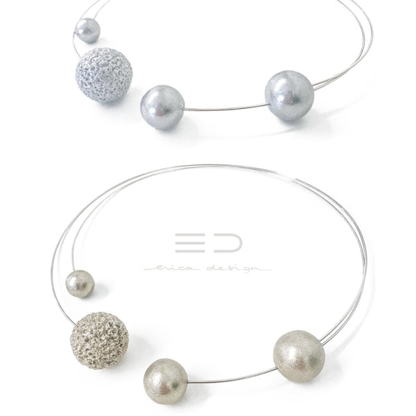 bulb . double | open necklace