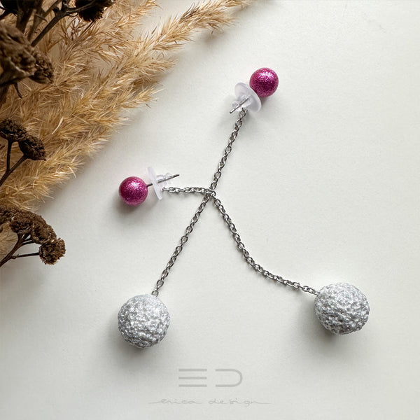 bulb | fuchsia silver