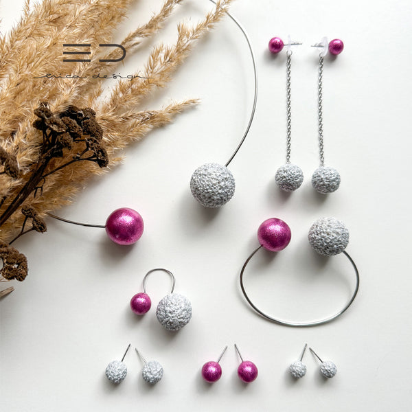 bulb | fuchsia silver