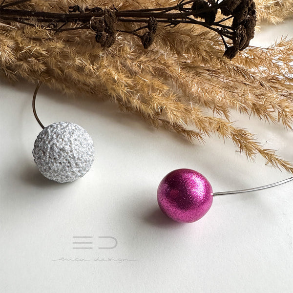 bulb | fuchsia silver
