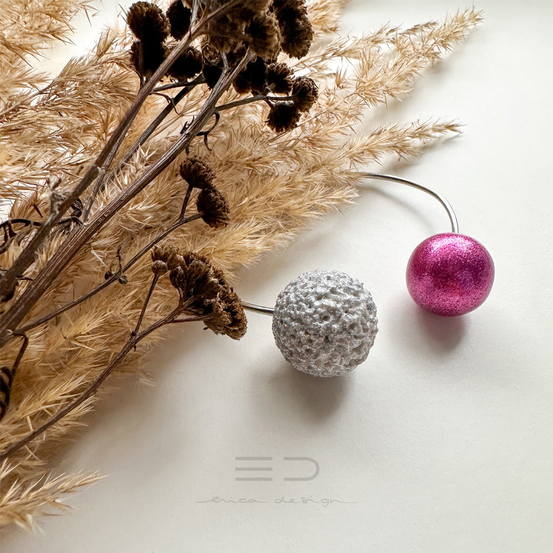 bulb | fuchsia silver