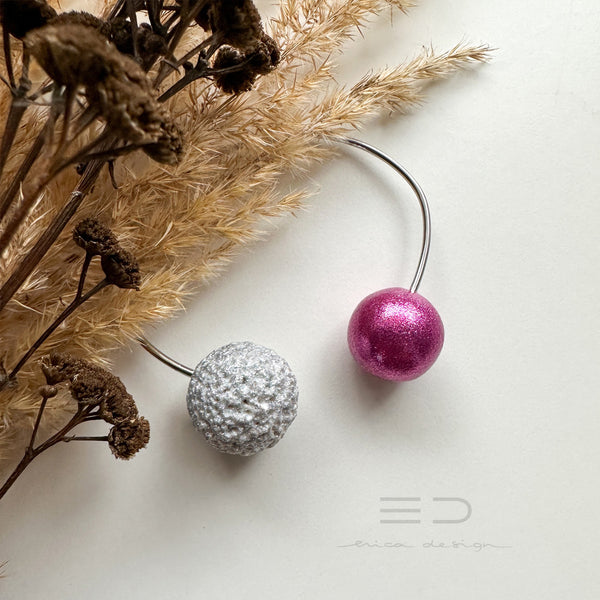 bulb | fuchsia silver