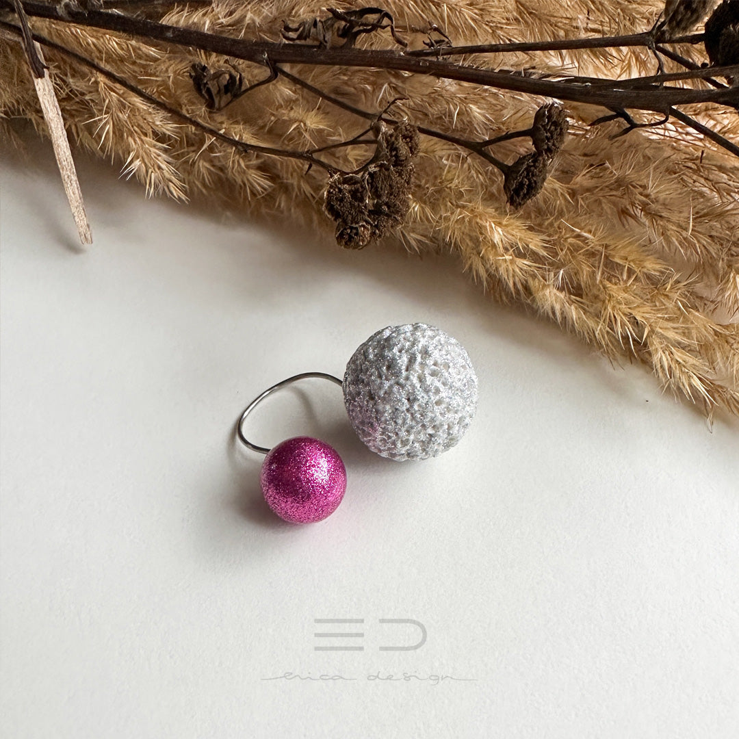 bulb | fuchsia silver
