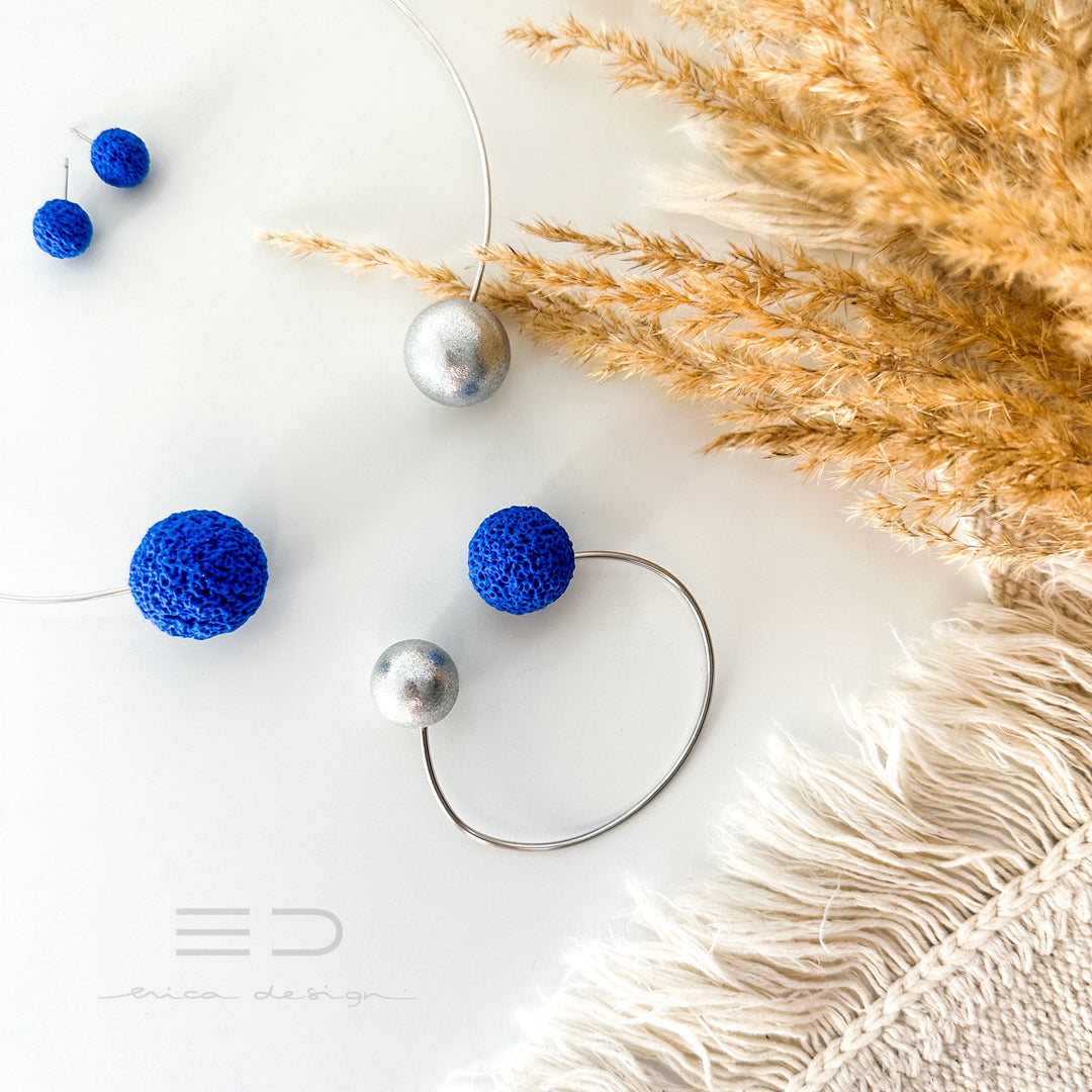 bulb | royal blue silver