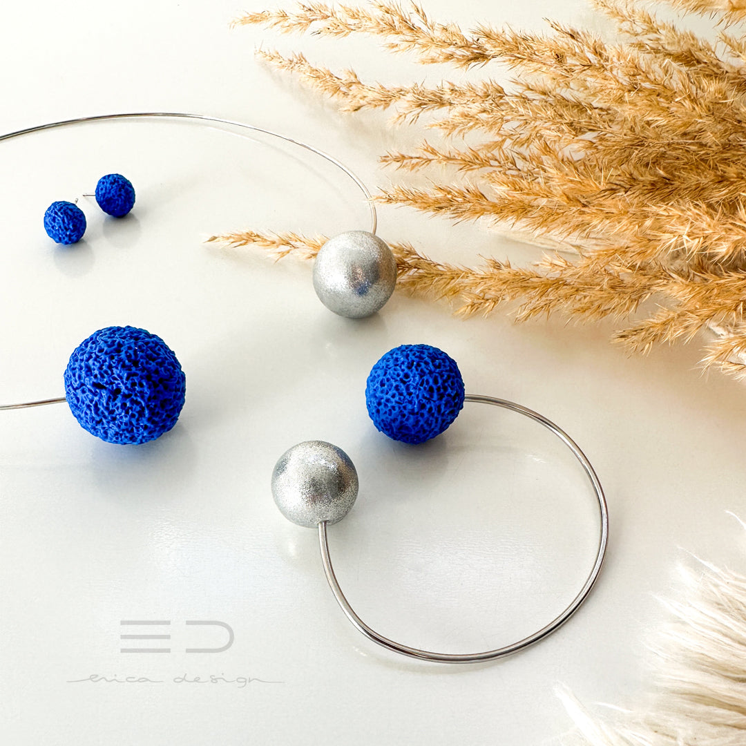 bulb | royal blue silver