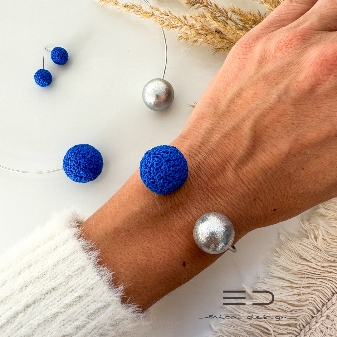 bulb | royal blue silver