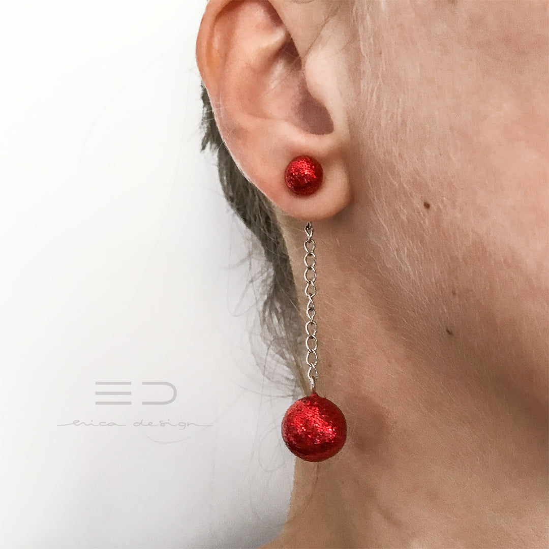bulb | red glitter